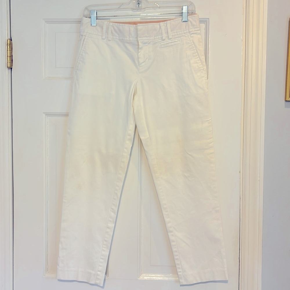 Banana Republic white pants